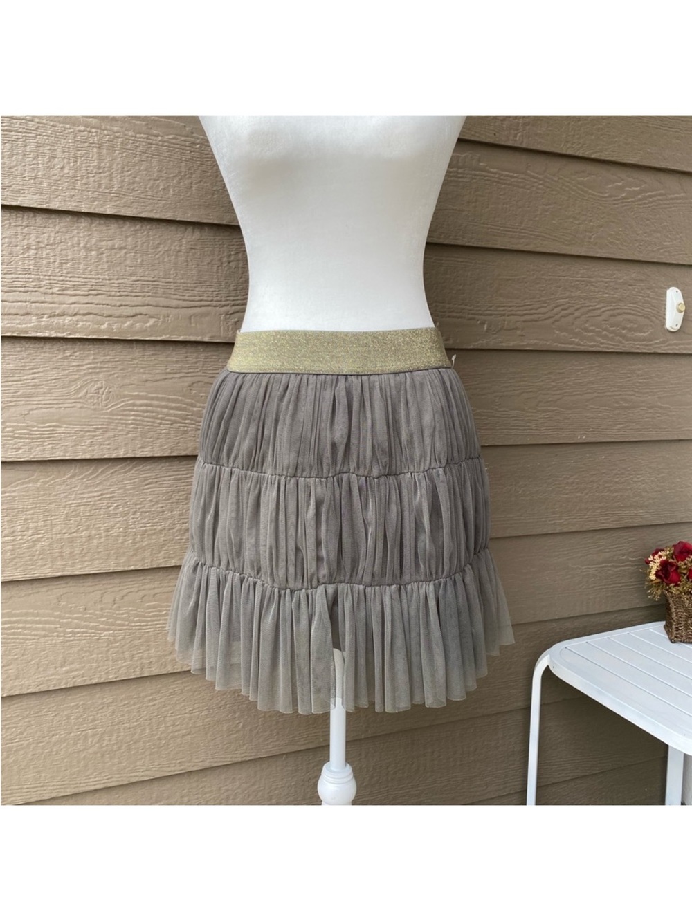 New Twelve& Twelve tiered tulle CEEAM colored skirt..